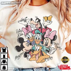 Disney Characters Mickey And Friends Signatures Magical T Shirt (3)