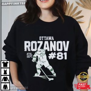 Rozanov 81 Hockey Romance Game Changers Book T Shirt (4)