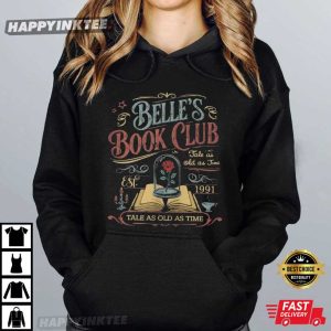 Beauty And The Beast Belle's Book Club Retro T Shirt (3)