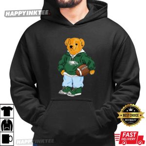 Ann Arbor Teddy Crew College Bear Custom Team Football T Shirt (1)