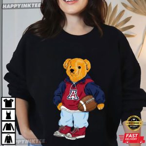 Ann Arbor Teddy Crew College Bear Custom Team Football T Shirt (2)