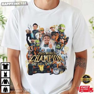 Lando Norris 2025 F1 World Champion T-Shirt