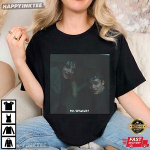 Mr Whatsit Will And Mike Stranger Things Dark Photo T Shirt (1)