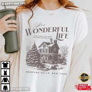 It's a Wonderful Life Bedford Falls New York T Shirt (3)