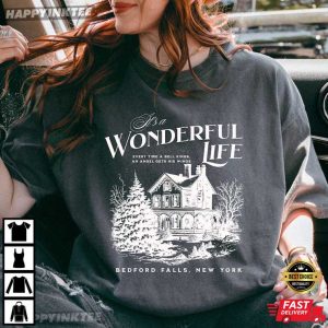It's a Wonderful Life Bedford Falls New York T Shirt (1)