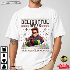 Delightful Derek Christmas Funny Meme Winter Holiday T Shirt (1)