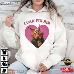 Pawbert Lynxley I Can Fix Him Zootopia Fan Gifts T Shirt (1)