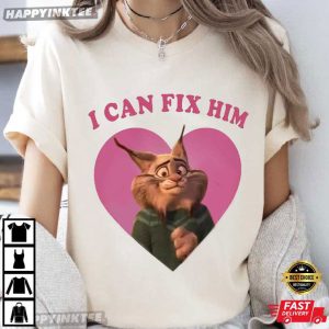 Pawbert Lynxley I Can Fix Him Zootopia Fan Gifts T-Shirt