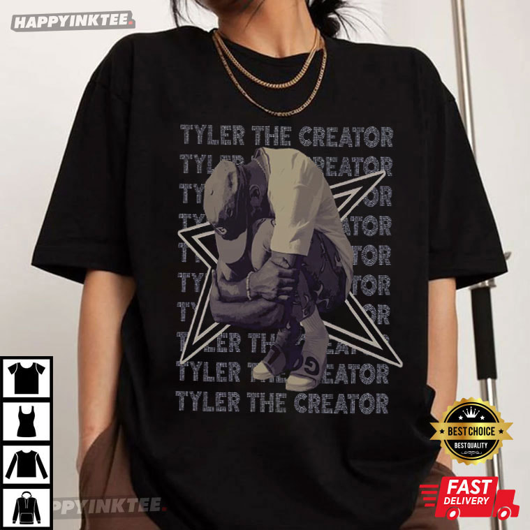 Tyler The Creator Retro Style Tribute Rap Merch Hip Hop T-Shirt Tyler The Creator Retro Style Tribute Rap Merch Hip Hop T-Shirt