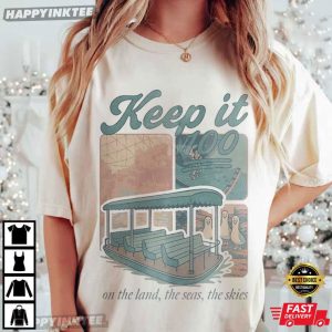 Disney Keep It 100 On The Land The Seas The Skies T-Shirt