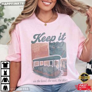 Disney Keep It 100 On The Land The Seas The Skies T Shirt (1)