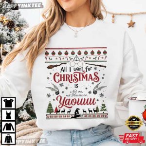 Not Me Not Hermione Ugly Christmas Funny Holiday T Shirt (4)