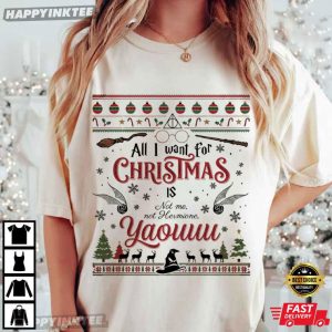Not Me Not Hermione Ugly Christmas Funny Holiday T Shirt (1)
