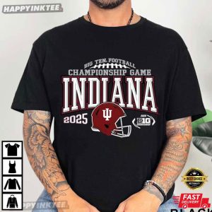 Indiana Hoosiers Big Ten Championship 2025 Football T-Shirt