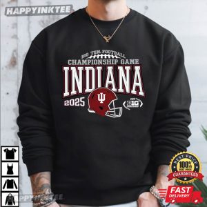 Indiana Hoosiers Big Ten Championship 2025 Football T Shirt (3)