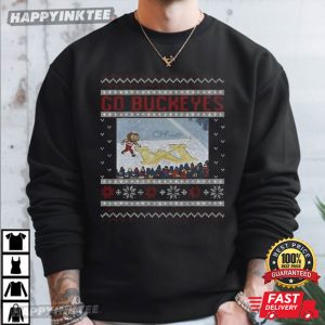 Brutus Ohio State Snow Fan Brutus Vs Michigan Game Day T Shirt (4)