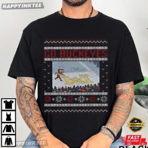 Brutus Ohio State Snow Fan Brutus Vs Michigan Game Day T-Shirt