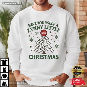 Zynny Holiday Nicotine Pouch Christmas 6mg Pouch Lover T Shirt (4)