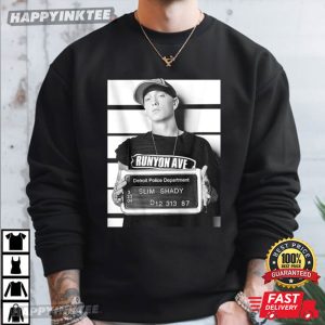 Slim Shady Mugshot Hip Hop Gangster Rap T Shirt (4)