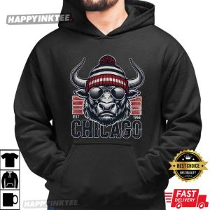 Chicago Bulls Basketball Buffalo Mascot Team T Shirt (4)