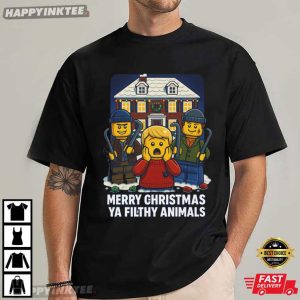 Home Alone LEGO Merry Christmas Ya Filthy Animals AFOL T-Shirt