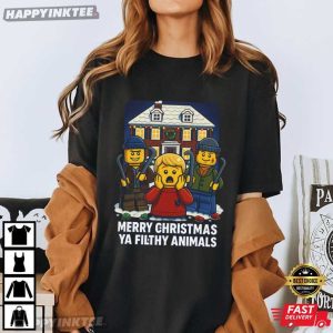 Home Alone LEGO Merry Christmas Ya Filthy Animals AFOL T Shirt (2)