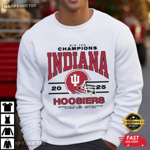 Indiana Hoosiers Football Big Ten Champs T Shirt (2)