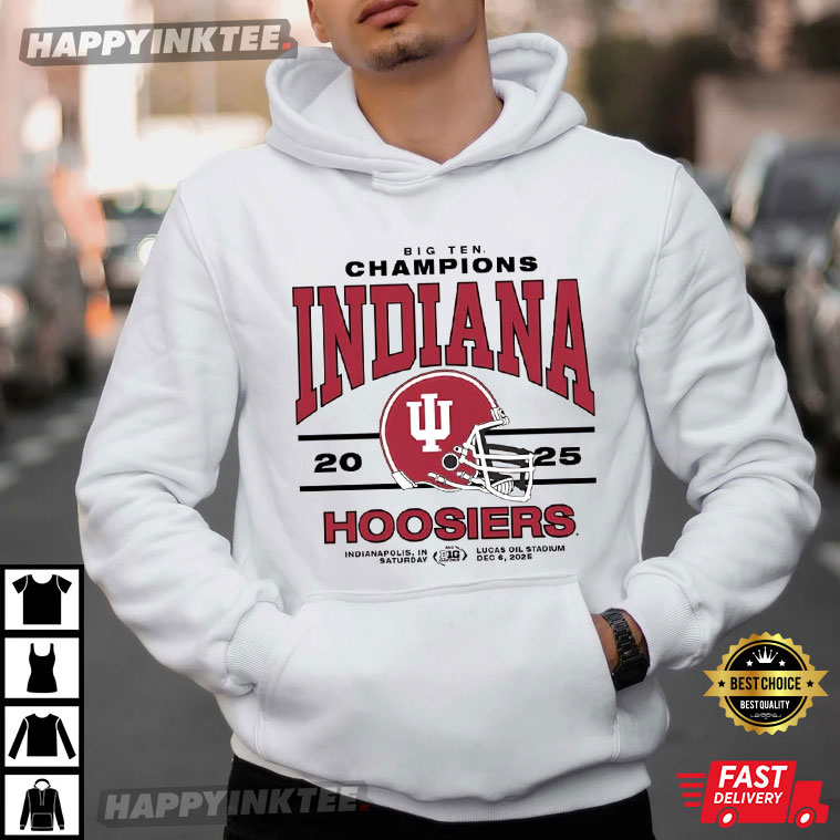 Indiana Hoosiers Football Big Ten Champs T-Shirt Indiana Hoosiers Football Big Ten Champs T-Shirt