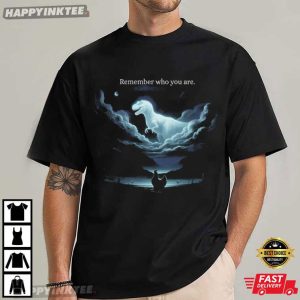 Remember Who You Are Chicken Dinosaur Evolution Joke Meme T-Shirt