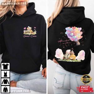 Valentine Balloon House Adventure Is Out There Custom Name T Shirt (3)