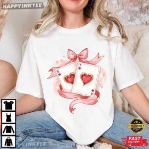 Playing Cards Valentines Day 6 7 Love T-Shirt