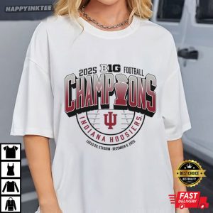Indiana Hoosiers Big 10 Champions Football Fan T Shirt (2)