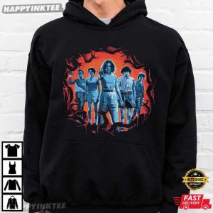 Eleven Friends Upside Down Stranger Things 80s Horror TV Show T Shirt (4)