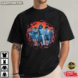 Eleven Friends Upside Down Stranger Things 80s Horror TV Show T Shirt (1)