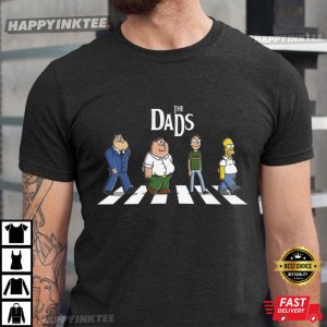 The Dads The Beatles Family Guy Rick And Morty The Simpsons T Shirt (2)