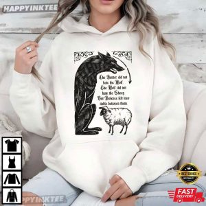 The Hunter Did Not Hate The Wolf Frankenstein Horror Movie T Shirt (4)