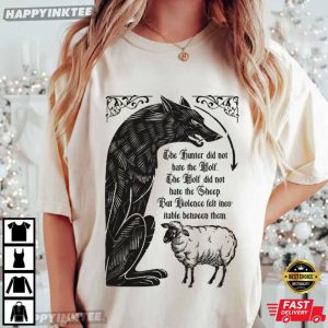 The Hunter Did Not Hate The Wolf Frankenstein Horror Movie T Shirt (2)