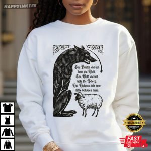 The Hunter Did Not Hate The Wolf Frankenstein Horror Movie T Shirt (3)