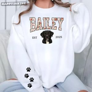 Custom Dog Portrait Personalized Pet Lovers Gift T Shirt (4)