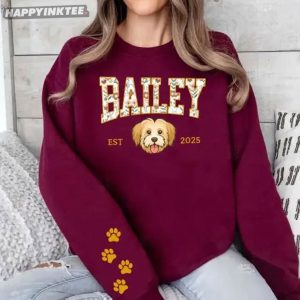 Custom Dog Portrait Personalized Pet Lovers Gift T Shirt (3)