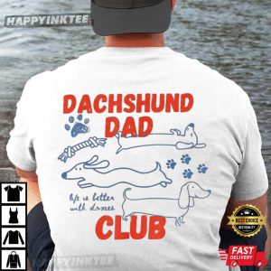 Dachshund Dad Best Dog Dad Father's Day T Shirt (3)