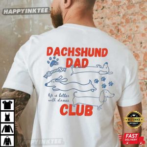 Dachshund Dad Best Dog Dad Father's Day T Shirt (1)