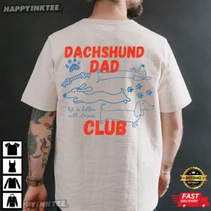 Dachshund Dad Best Dog Dad Father's Day T Shirt (2)