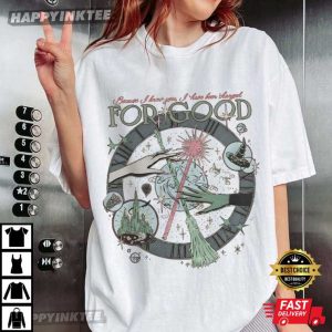 Wicked Change For Good Wizard Defying Gravity Broomstick Magic T Shirt (1)