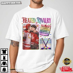 Heated Rivalry Couple Hollander Rozanov Hockey Romance Movie T Shirt (1)