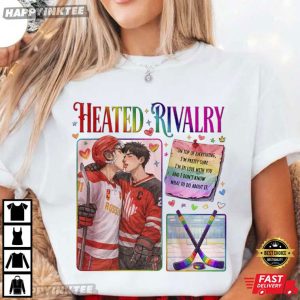 Heated Rivalry Couple Hollander Rozanov Hockey Romance Movie T Shirt (2)