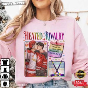 Heated Rivalry Couple Hollander Rozanov Hockey Romance Movie T Shirt (3)