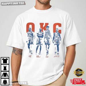 OKC Thunder Shai Gilgeous Holmgren Williams Basketball Vintage T Shirt (6)