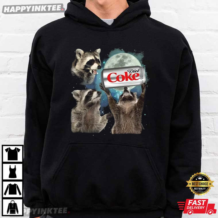Three Raccoons Diet Coke Vintage Funny Meme T-Shirt Three Raccoons Diet Coke Vintage Funny Meme T-Shirt