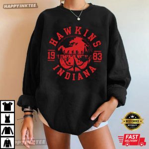 Hawkins Indiana 1983 Upside Down Stranger Things Movie Lover T Shirt (4)
